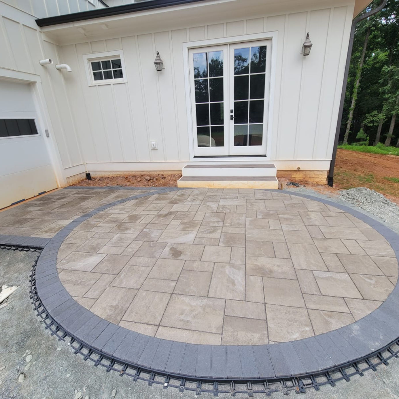 Circular Patio Installation