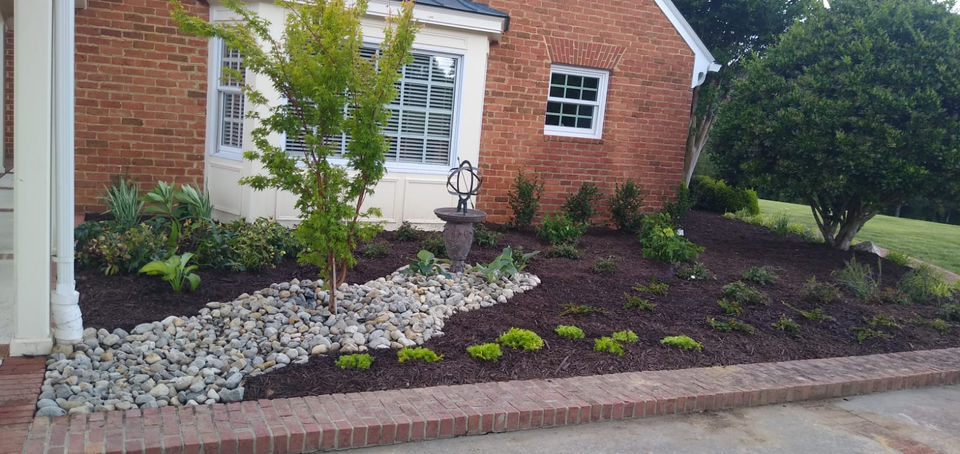 Dry Creek Bed & Garden Accent