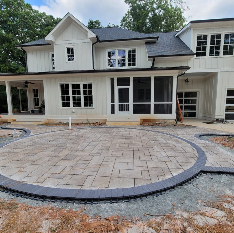 Farmhouse Circular Patio