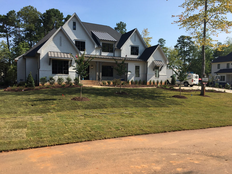 New Construction Front Yard